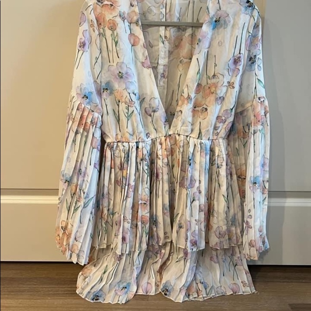 SHEIN Pastel Floral Dress szL